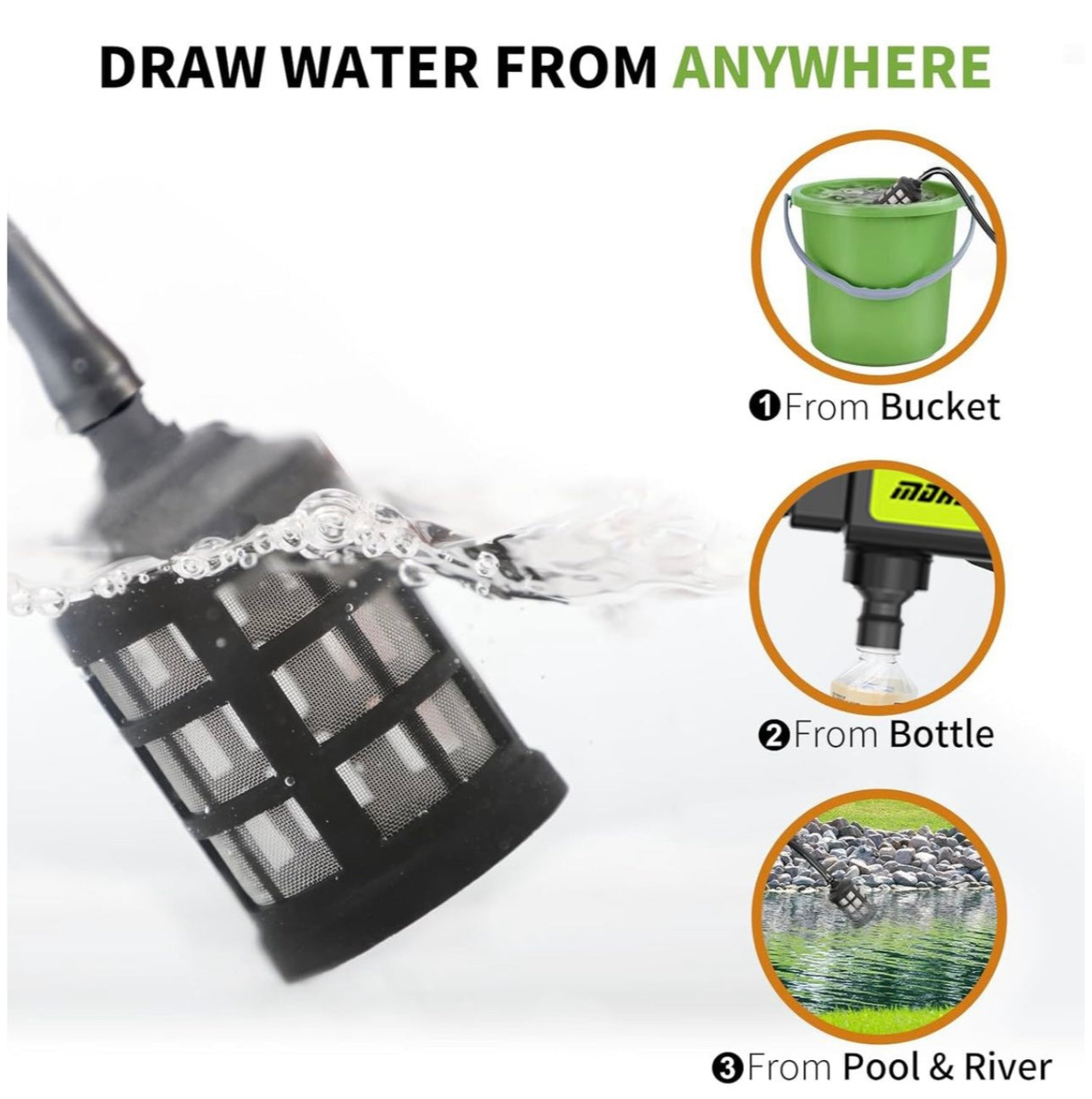 ProWash™ Cordless Pressure Washer | 1200 PSI Portable Power Cleaner